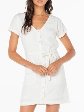 Roxy Kona White Dress NWT